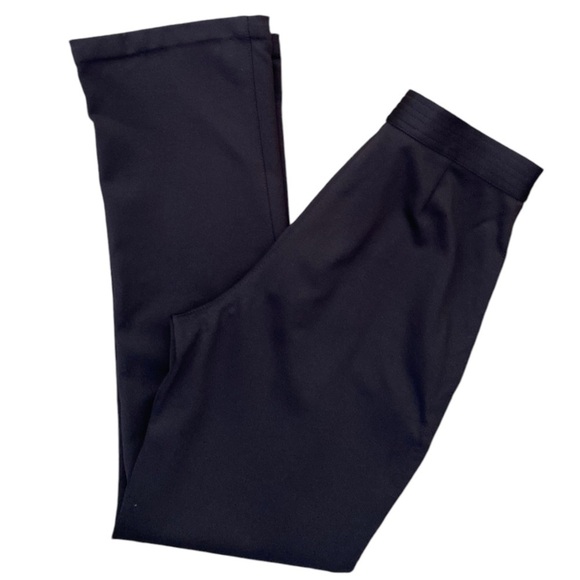 Fendi High Waist Trousers Pants Slight Flare Leg Black - Picture 9 of 11
